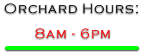Orchard Hours and News